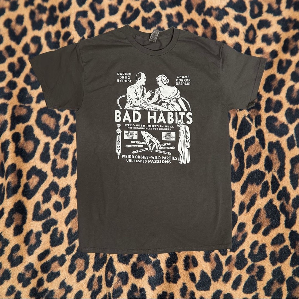 Reefer Madness Retro Grey Medium Graphic Tee